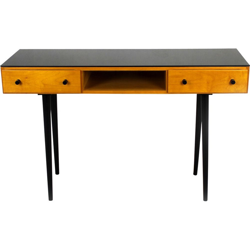 Vintage desk with two drawers for Up Zavody Bučovice, Czechoslovakia 1960