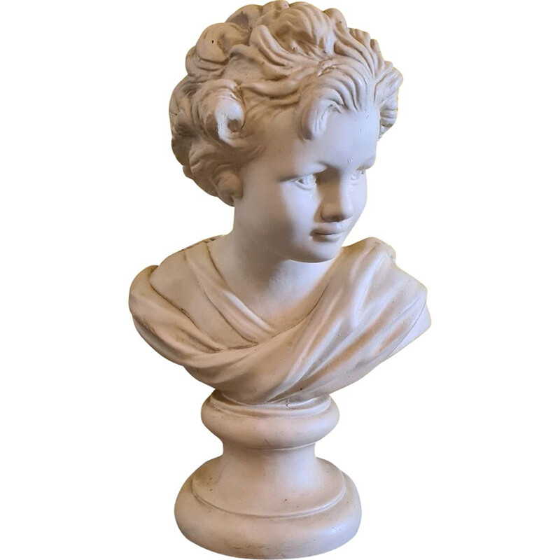 Busto em gesso Vintage