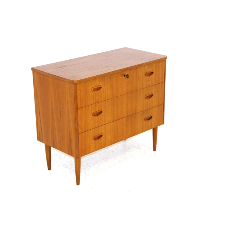 Scandinavian teak chest of drawers, Sweden 1960