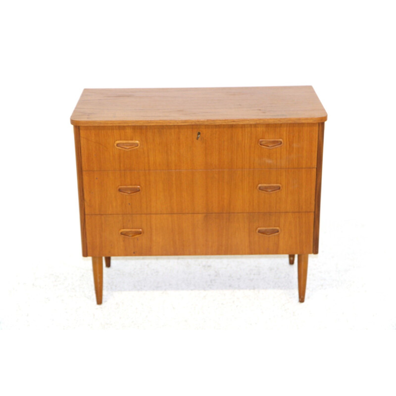 Scandinavian teak chest of drawers, Sweden 1960