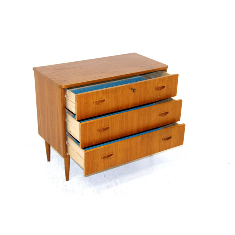 Scandinavian teak chest of drawers, Sweden 1960