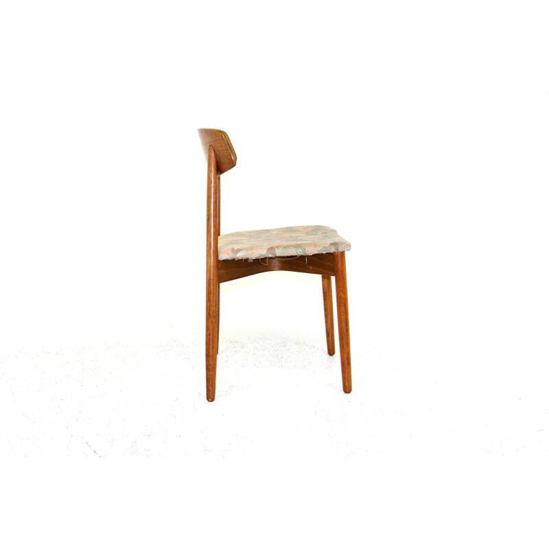 Conjunto de 6 cadeiras de teca vintage por Harry Østergaard para Randers Møbelfabrik, Dinamarca 1960