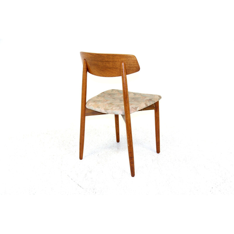 Set van 6 vintage teakhouten stoelen van Harry Østergaard voor Randers Møbelfabrik, Denemarken 1960