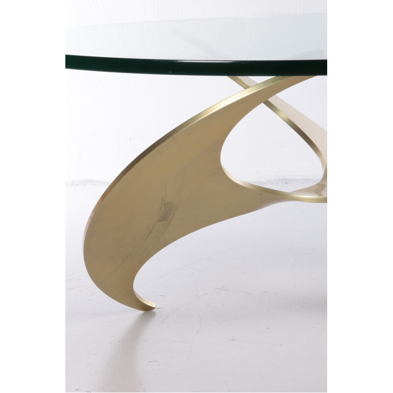 Vintage propeller coffee table by Knut Hesterberg for Ronald Schmitt, 1960s