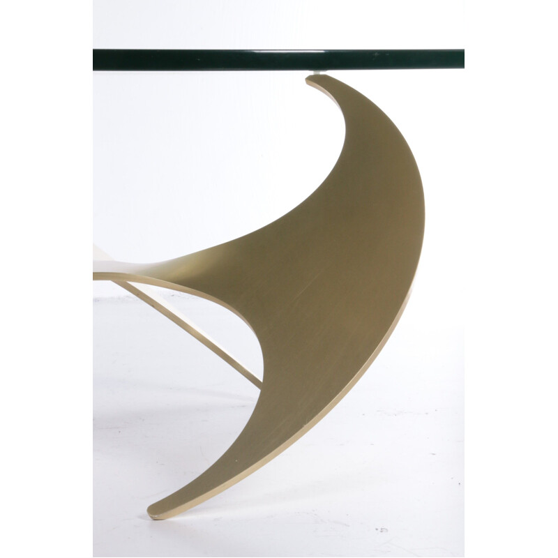 Vintage propeller coffee table by Knut Hesterberg for Ronald Schmitt, 1960s