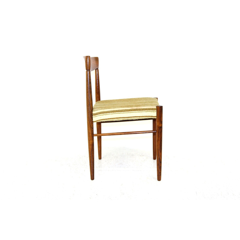 Set of 6 vintage rosewood chairs by H W Klein for Bramin, Denmark 1960s