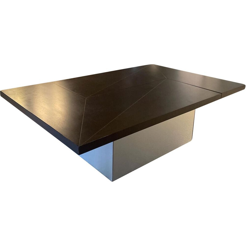 table basse vintage en - plexiglas