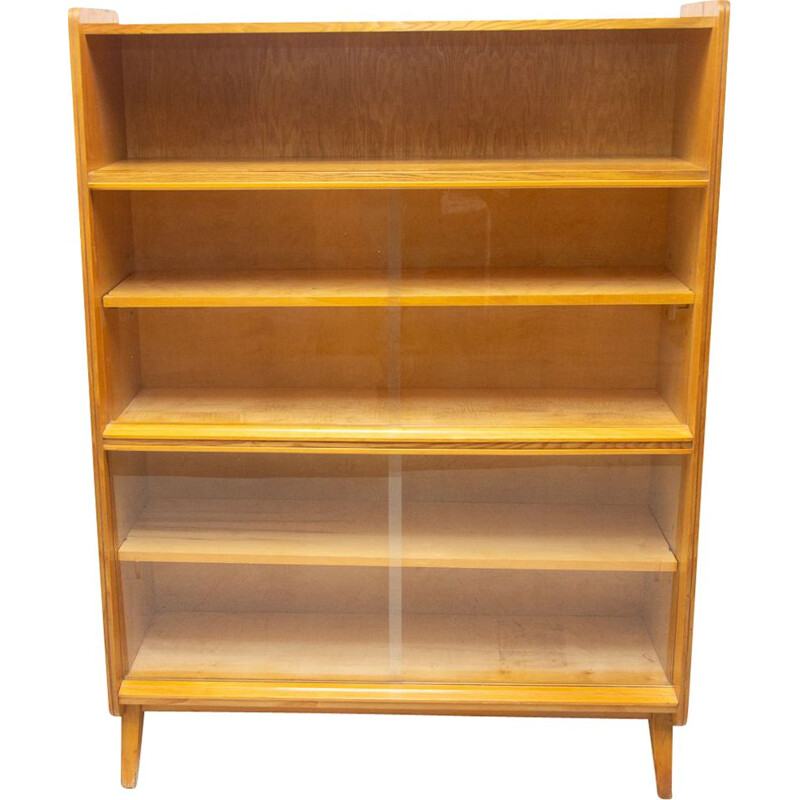 Mid century walnut bookcase by František Jirák, Czechoslovakia 1960s