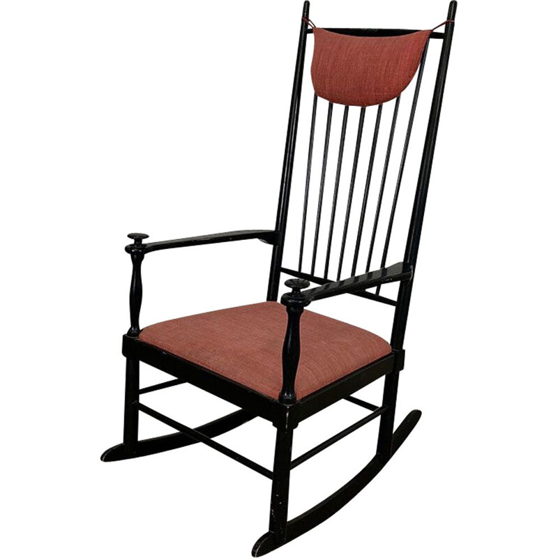 Vintage Isabella rocking chair by Karl-Axel Adolfsson for Gemla Möbler, 1950s