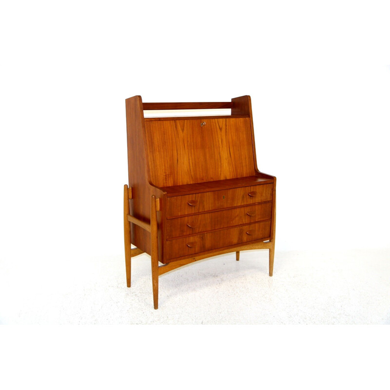 Vintage teak secretary by Poul Volther, Denmark 1960