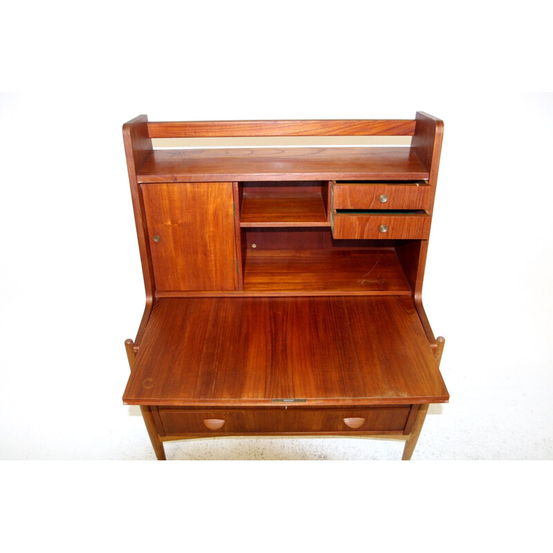 Vintage teak secretary by Poul Volther, Denmark 1960