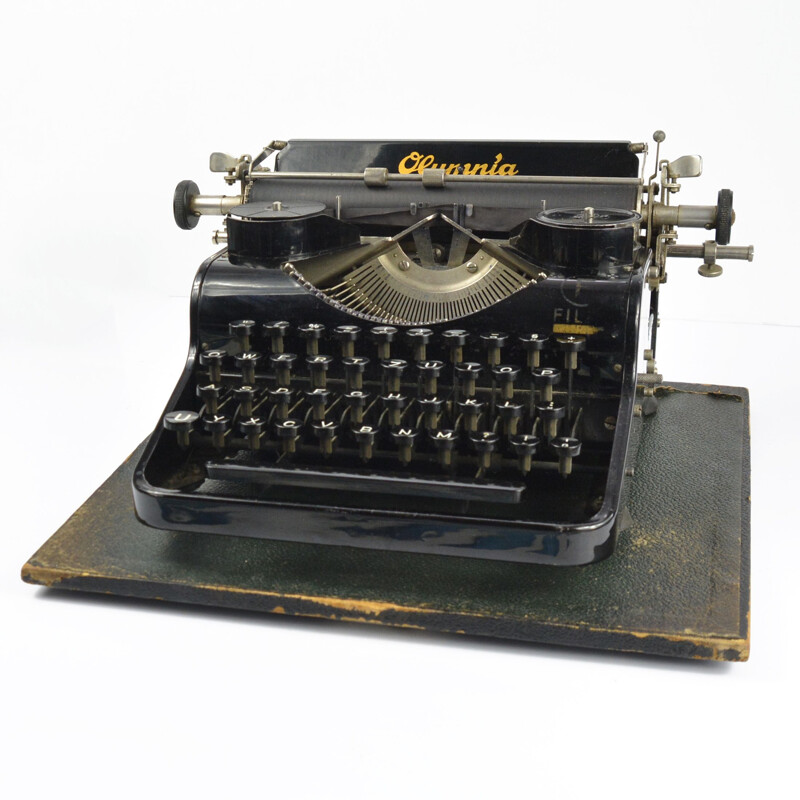 Máquina de escribir vintage "Simplex" de Olympia A.G. Stuttgart, Alemania 1930