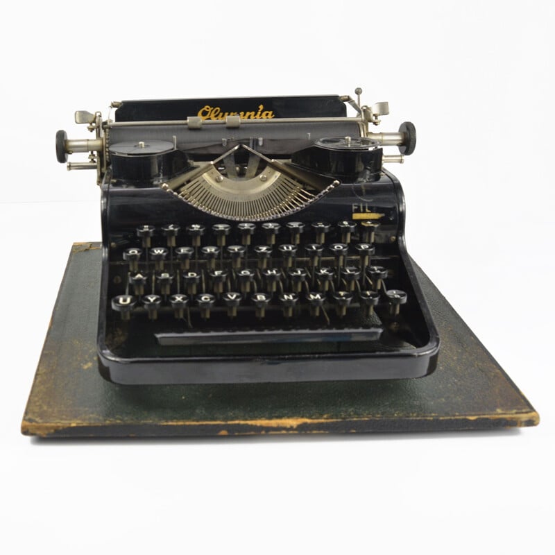 Vintage typewriter "Simplex" by Olympia A.G. Stuttgart, Germany 1930