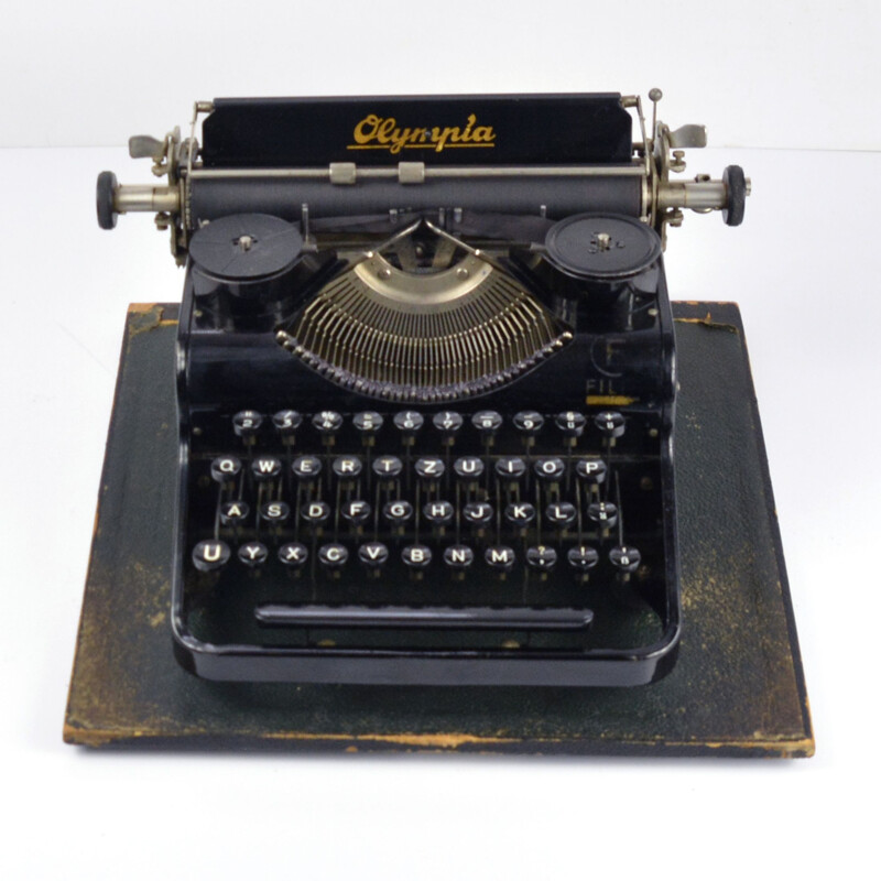 Vintage typewriter "Simplex" by Olympia A.G. Stuttgart, Germany 1930