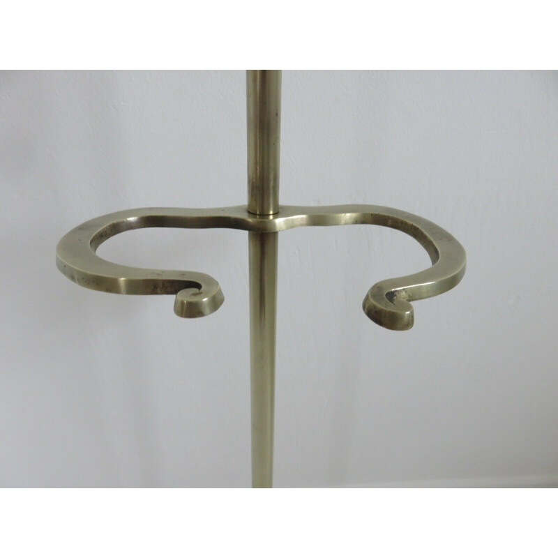 Vintage Art Deco bronze umbrella stand, France 1900s