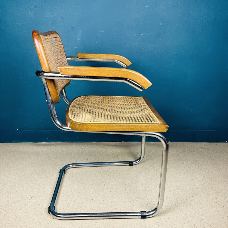 Mid-century Cesca B32 chair by Marcel Breuer, Italy 1980s