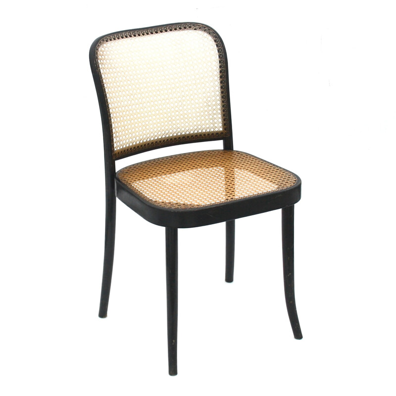 Bented wood black chair - 1960s
