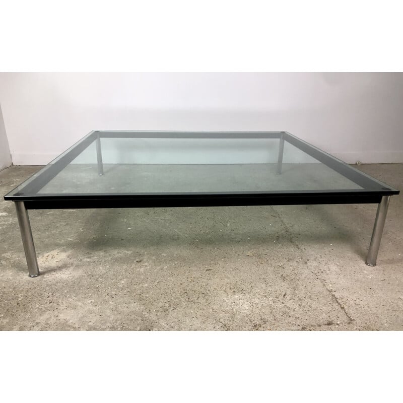 Vintage Lc 10 coffee table by Le Corbusier for Cassina