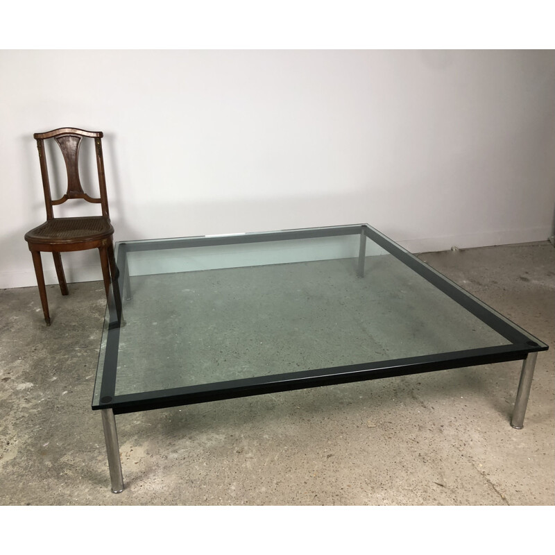 Vintage Lc 10 coffee table by Le Corbusier for Cassina