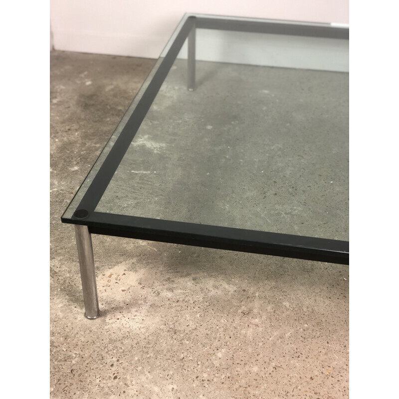 Vintage Lc 10 coffee table by Le Corbusier for Cassina