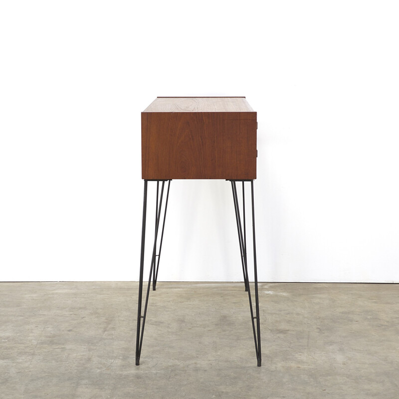 Danish teak sideboard with 4 drawers - 1960s