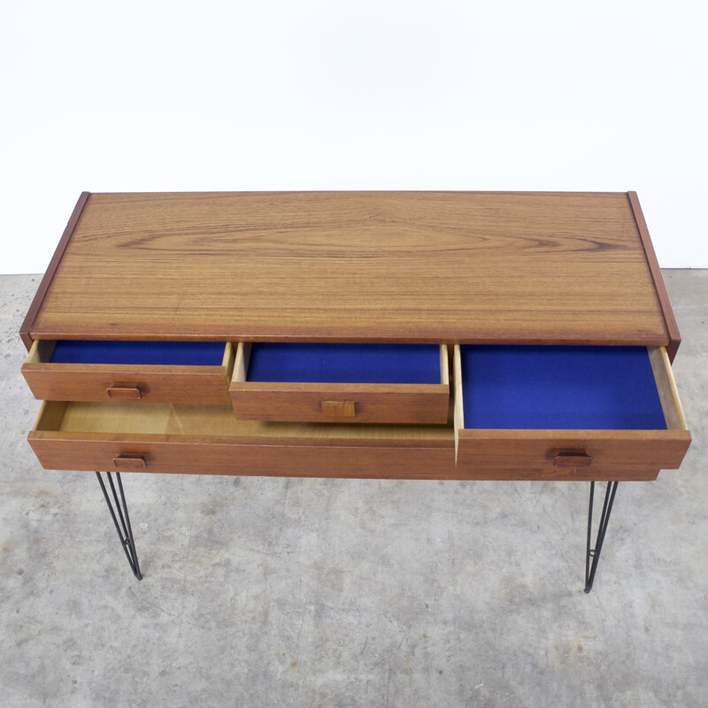 Danish teak sideboard with 4 drawers - 1960s