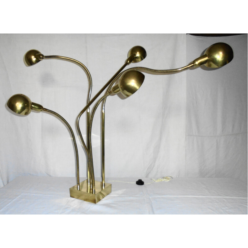 Vintage Hydra floor lamp by Pierre Folie for Charpentier, 1970s