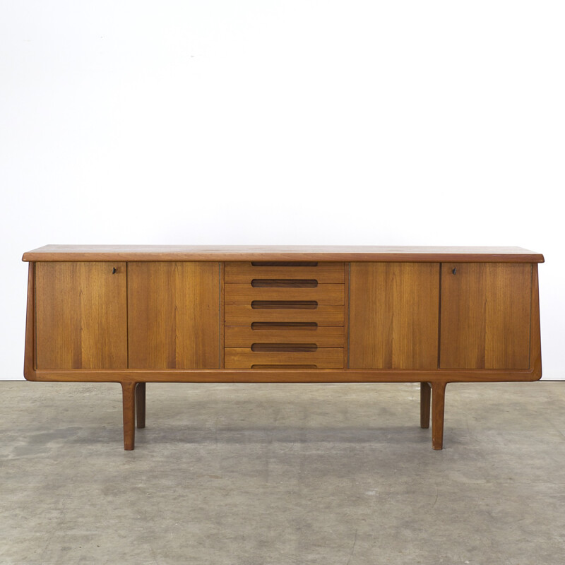 Mid century teak low sideboard - 1960s