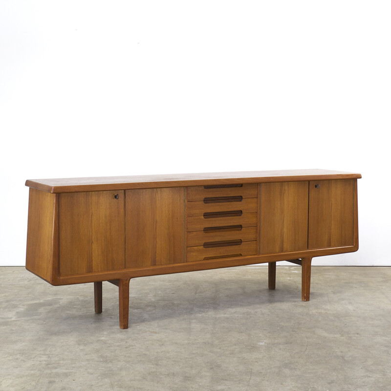 Mid century teak low sideboard - 1960s