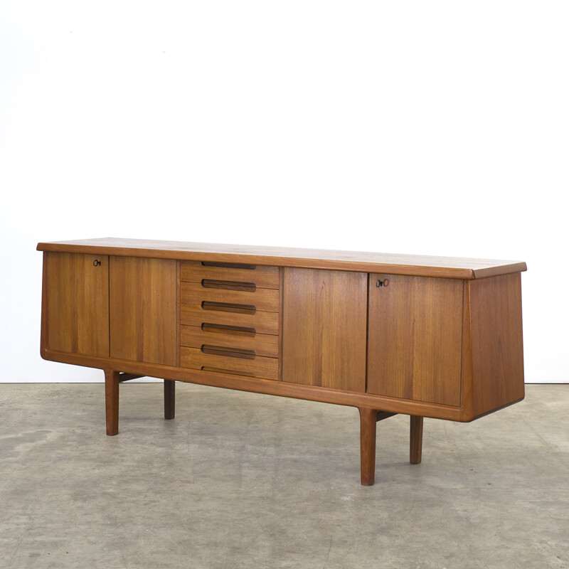 Mid century teak low sideboard - 1960s