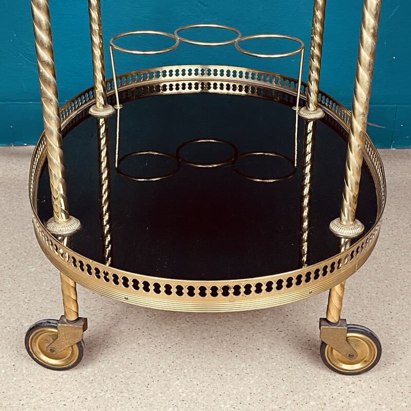 Vintage serving bar trolley, Italy 1960s