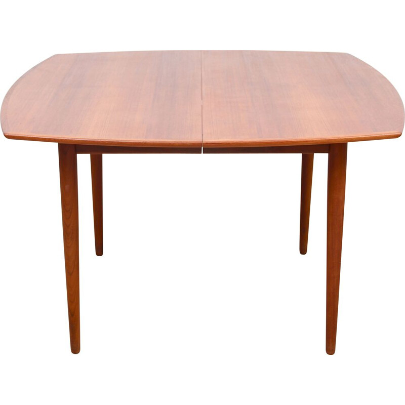 Vintage Scandinavian square table in teak