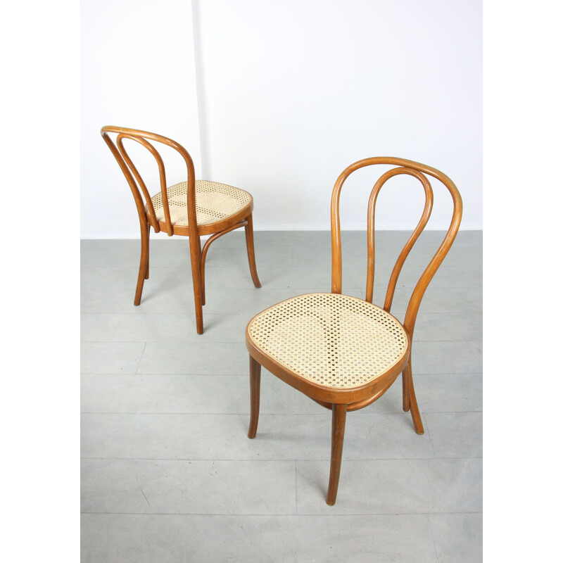 Paar Vintage-Stühle No.218 von Michael Thonet