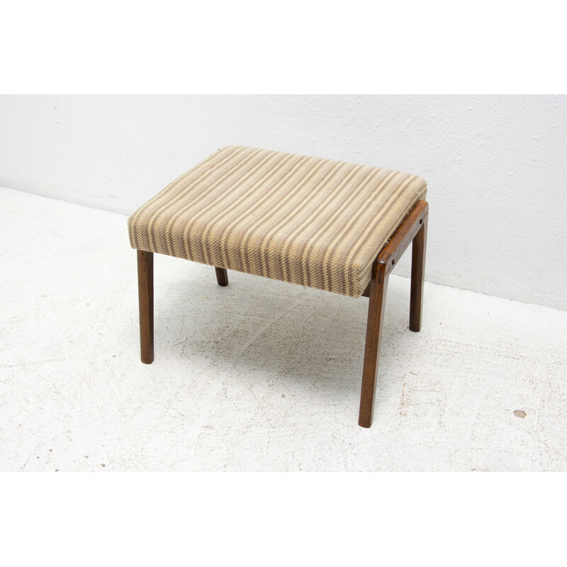 Ein Paar Vintage-Hocker aus Buche, Tschechoslowakei 1960