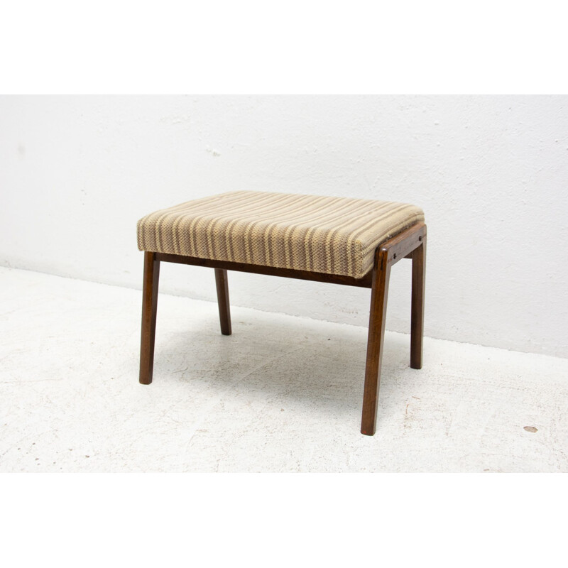 Ein Paar Vintage-Hocker aus Buche, Tschechoslowakei 1960