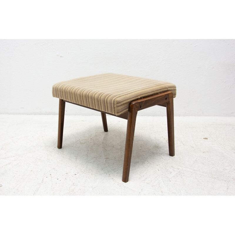 Ein Paar Vintage-Hocker aus Buche, Tschechoslowakei 1960