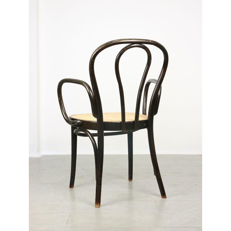 Michael Thonet vintage brede stoel nr.218