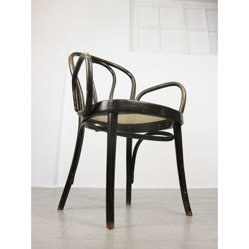 Michael Thonet vintage brede stoel nr.218