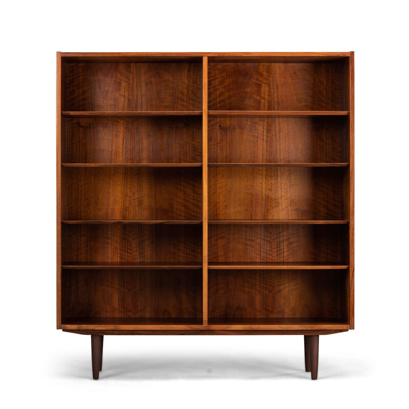 Vintage rosewood bookcase by Carlo Jensen for Hundevad & Co, 1960s