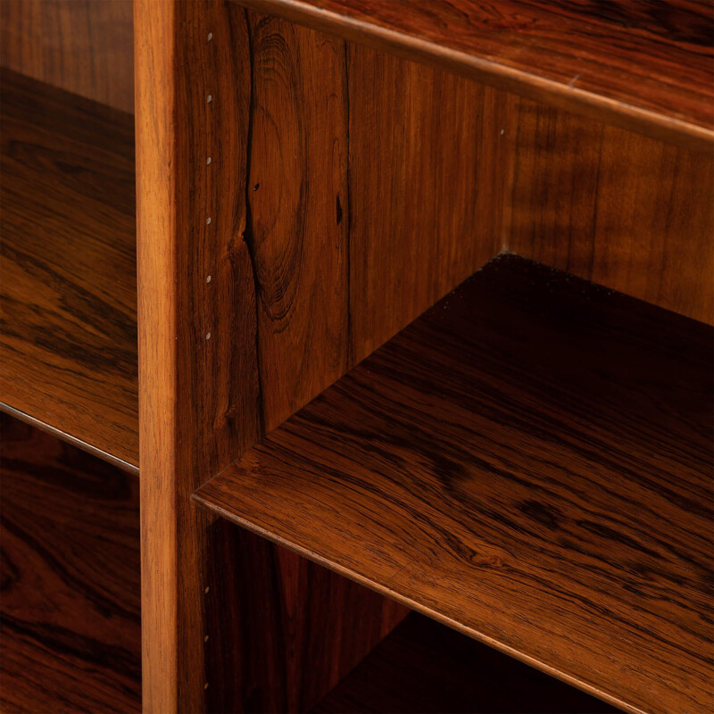 Vintage rosewood bookcase by Carlo Jensen for Hundevad & Co, 1960s