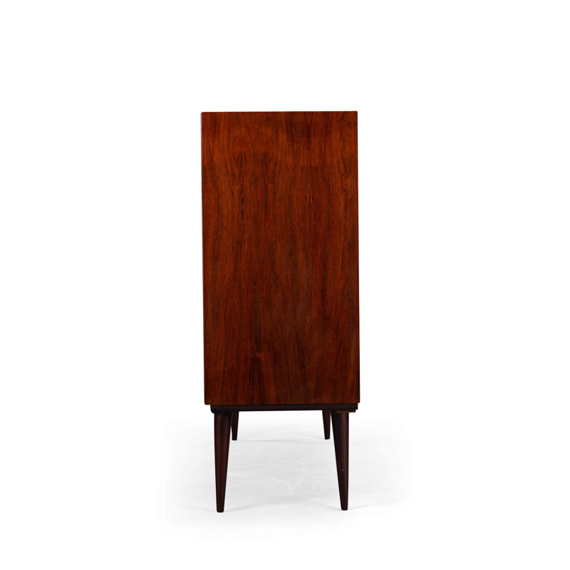 Vintage rosewood highboard model 13 by Gunni Omann for Omann Jun, 1960s