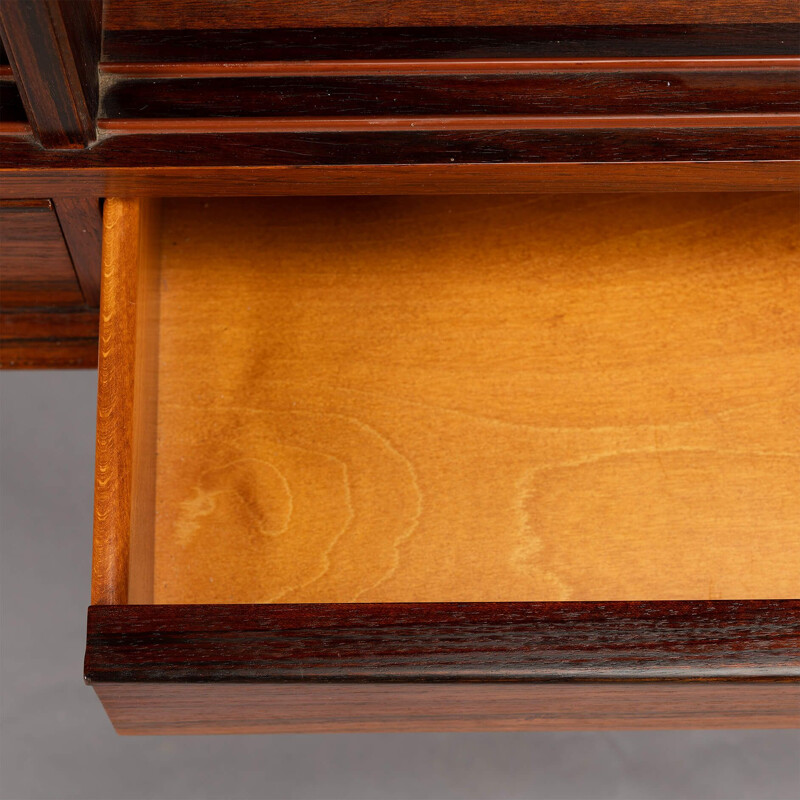 Vintage rosewood highboard model 13 by Gunni Omann for Omann Jun, 1960s