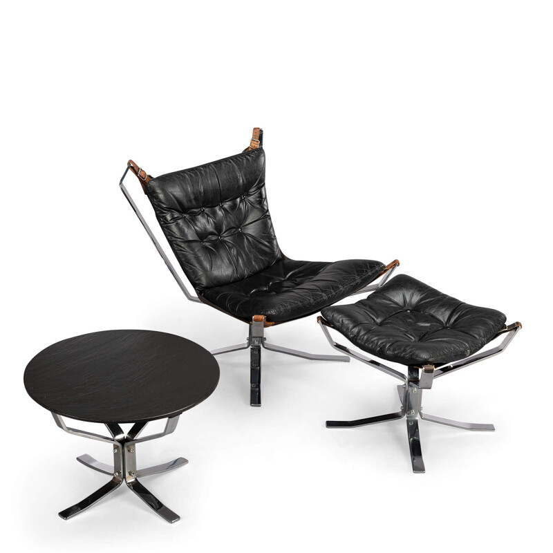 Lounge de Vintage, criado pela Sigurd Resell para Vatne Mobler, 1960