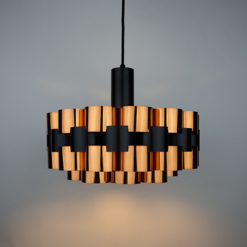 Vintage Danish pendant lamp by Werner Schou for Coronell Elektro, 1960s