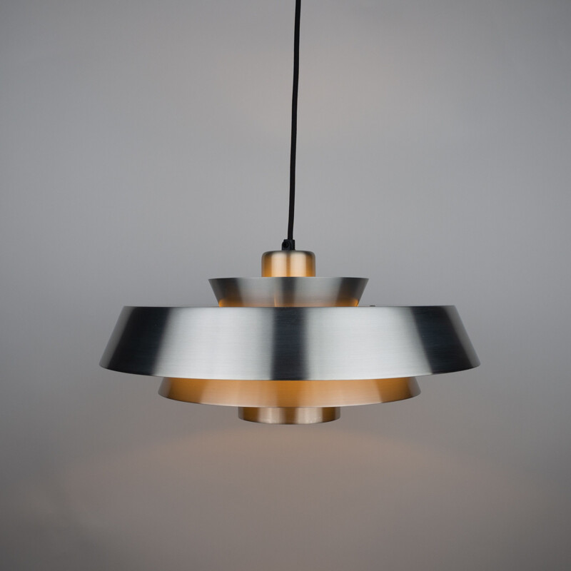 Danish vintage Nova pendant lamp by Jo Hammerborg for Fog og Morup, 1963