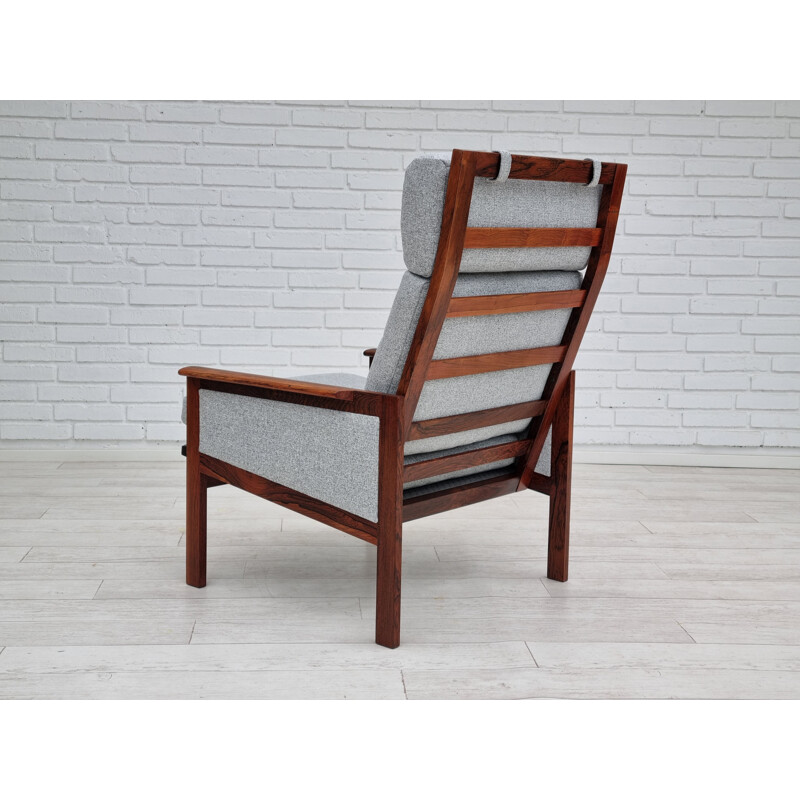 Dänischer Vintage-Sessel Modell Capella aus Palisanderholz von Illum Wikkelsø für Eilersen Møbler, 1970