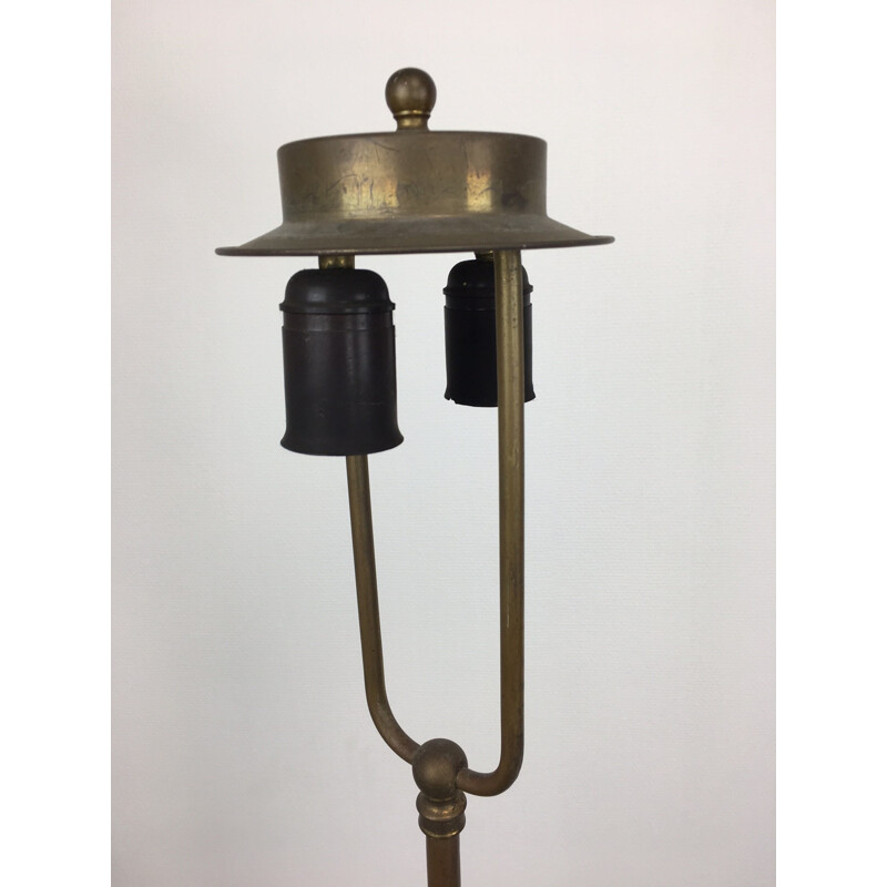 Mid-century brass floor lamp - 1950