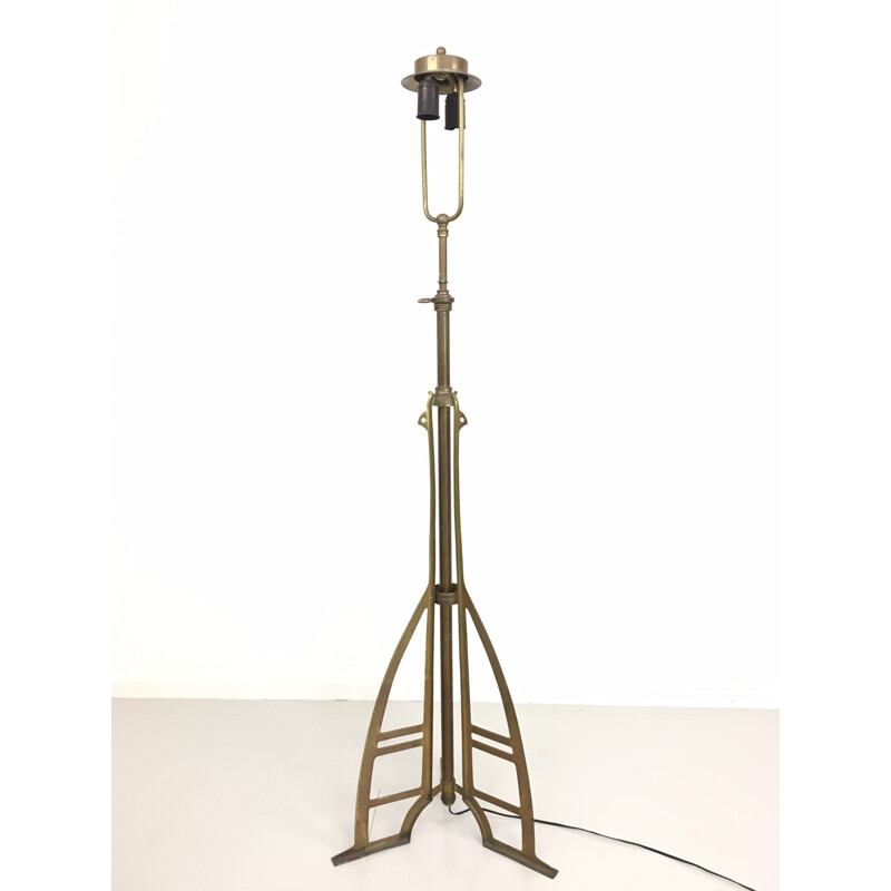 Mid-century brass floor lamp - 1950