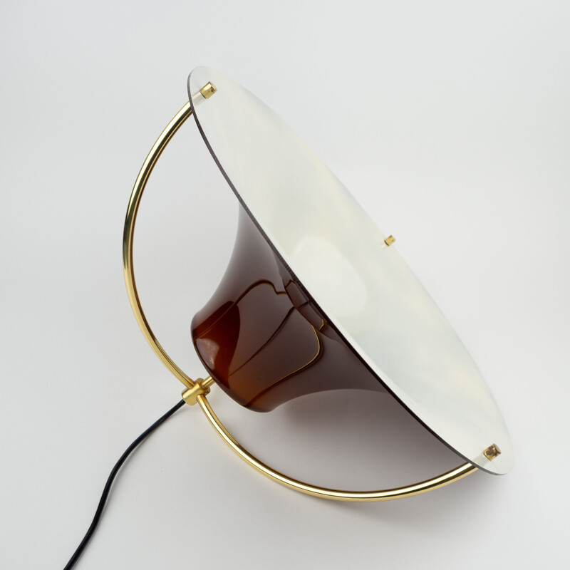 Danish vintage pendant lamp Single by Jo Hammerborg for Fog og Morup, 1977