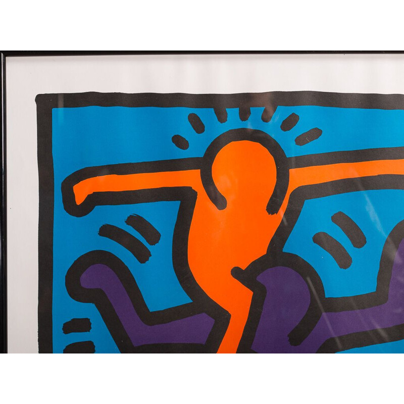 Vintage painting by Keith Haring